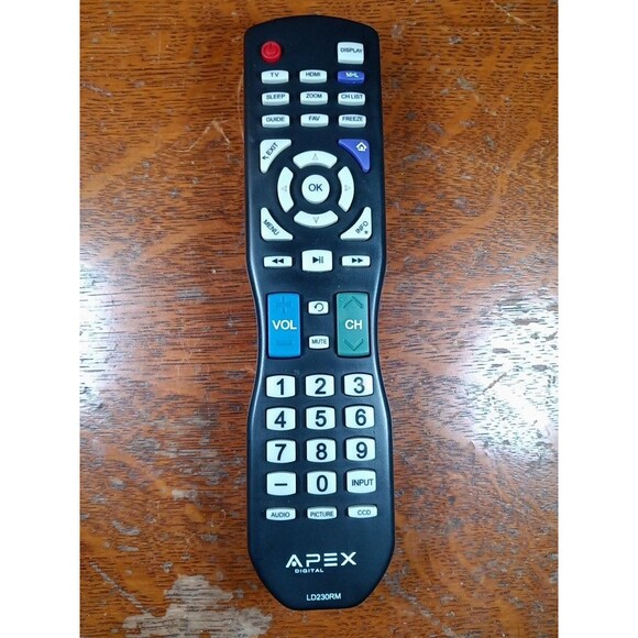LD230RM Remote Control For APEX Digital LCD LED TV LD4088RM LD200RM LD220RM - Picture 1 of 3